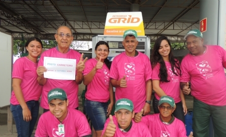 Imagem de Outubro Rosa no Posto Carreteiro